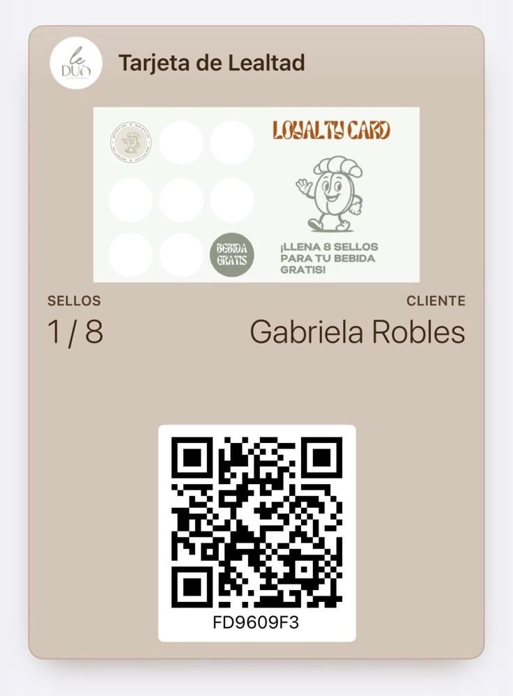 Le Duo - Pase Apple Wallet